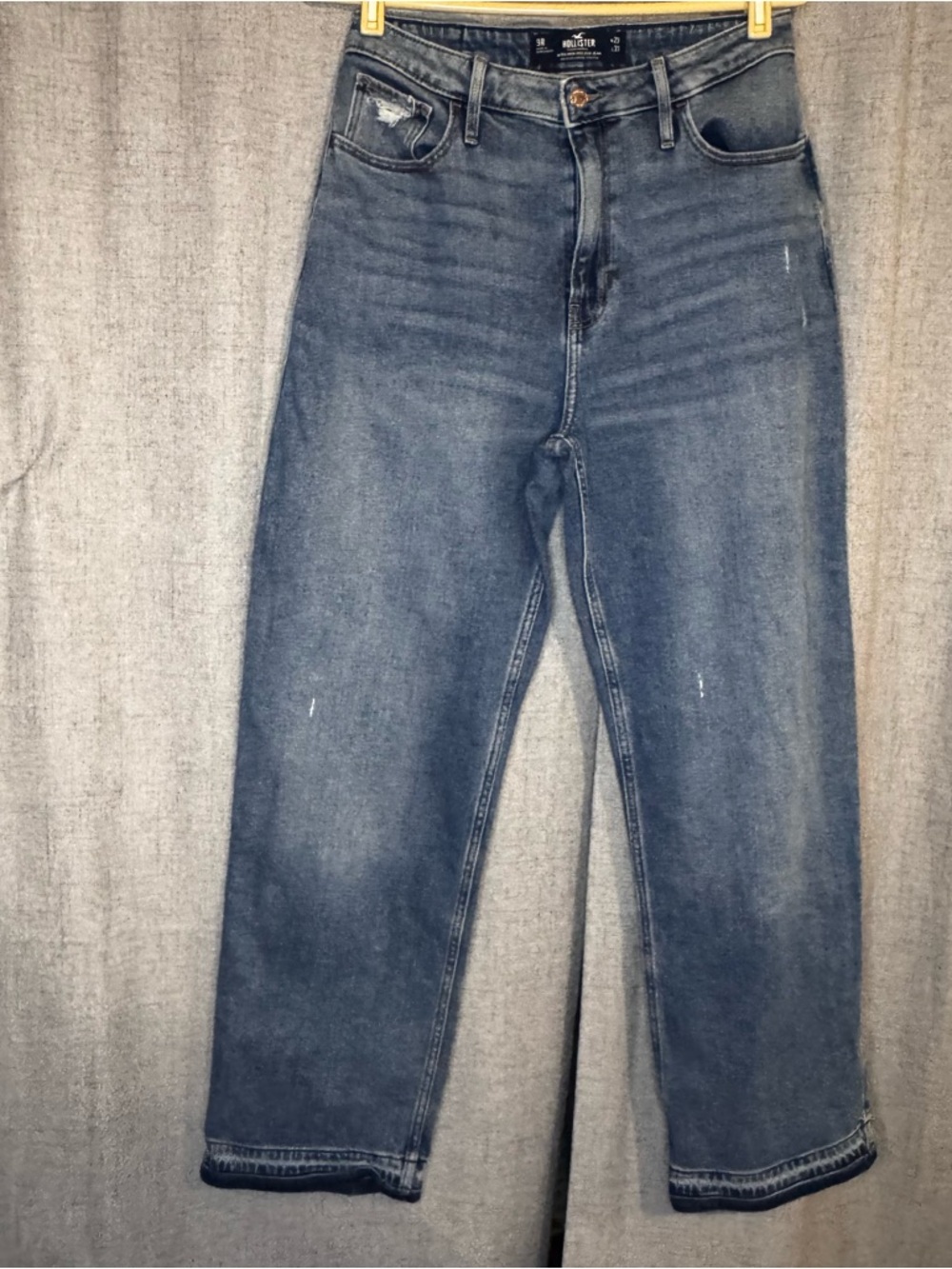 Hollister High Rise Dad Jeans Size 9R Straight Leg - Picture 2 of 8